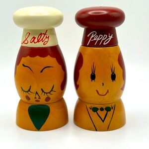 Vintage Salty and Peppy shakers